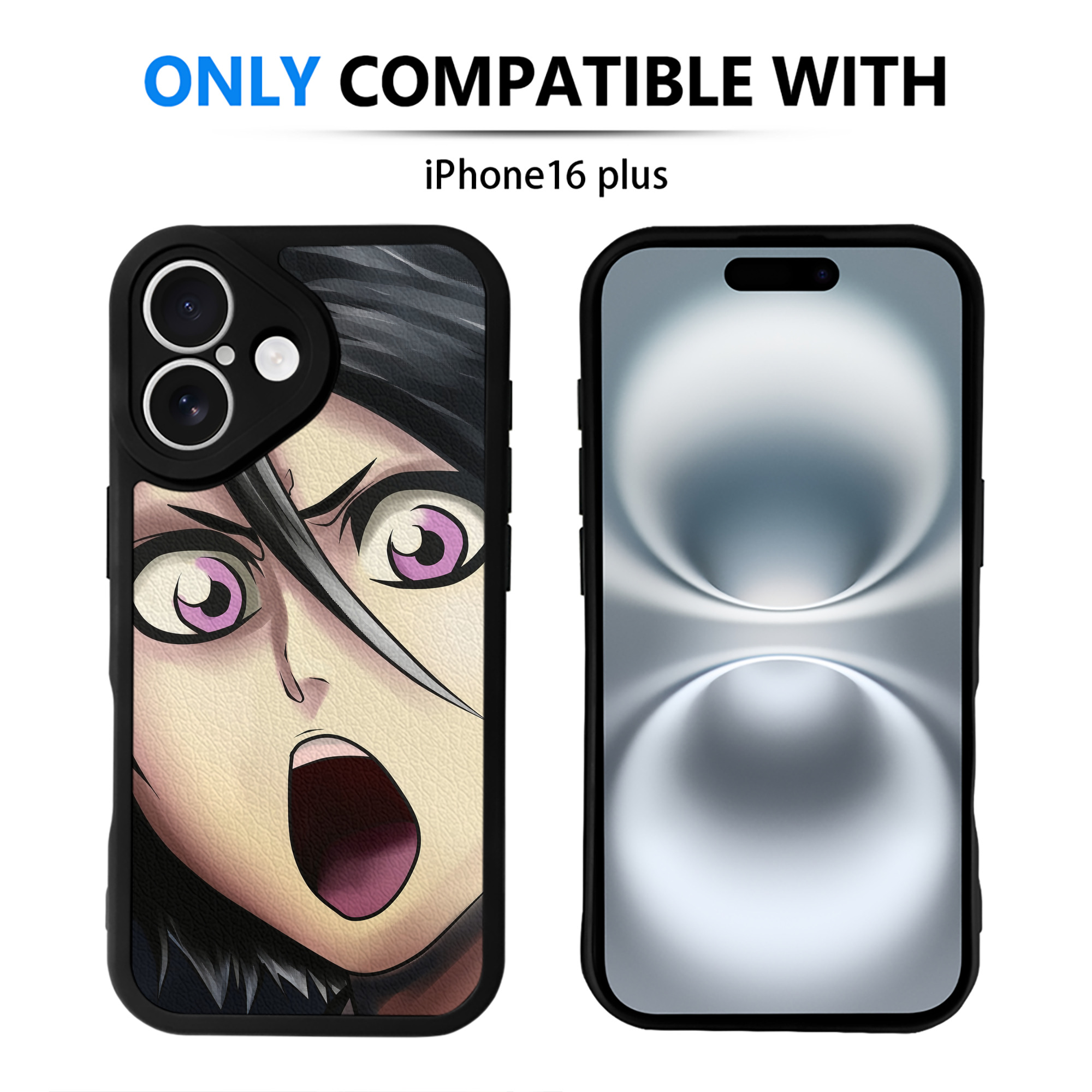 （画像用） ブリーチ BLEACH 【iPhone 16シリーズ対応】シリコンスマホケース（レザー調） 材質：シリコン